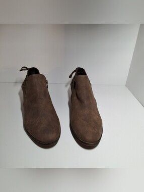 Jellypop Brown Suede Ankle Booties